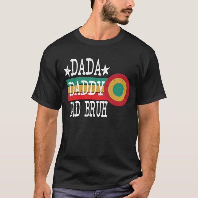 Camiseta día del padre divertido papá papá papá papá bruh v (Anverso)