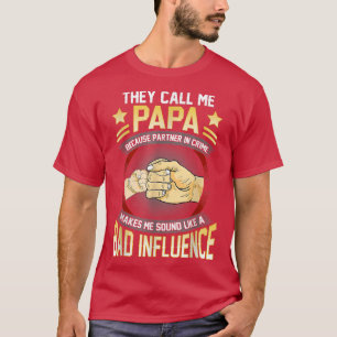Camiseta Día del Padre divertido para hombres Me llaman Pap