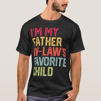 Camiseta Día del Padre Divertido SOY El Hijo Favorito de Mi