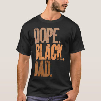 Camiseta Día del Padre Dope Padre Negro Negro