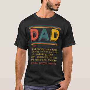 Camiseta Día del Padre en la definición de papá Noun