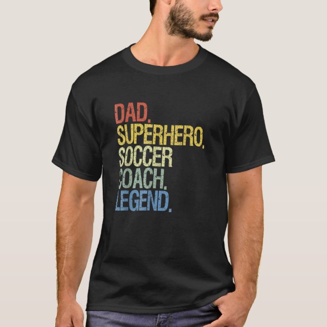 Camiseta Día del Padre, entrenador de fútbol (Anverso)