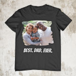 Camiseta Día del Padre Famoso de la Familia del Personaliza<br><div class="desc">Crea tu camiseta personalizada de regalo del Día del Padre con tu foto y texto personalizado.</div>