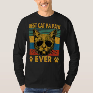 Camiseta Día del Padre Gato del Mejor Gato Pa Paw