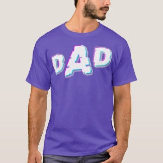 Camiseta Día del Padre Glitch No Antecedentes