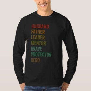 Camiseta Día del Padre Hombre Padre Papá Esposo Protector