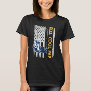 Camiseta Día del Padre Hombres Carrete Genial Papá Pescado