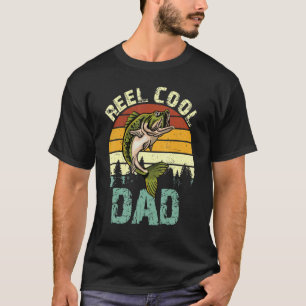 Camiseta Día del Padre Hombres Pesca Hombres Carrete Genial
