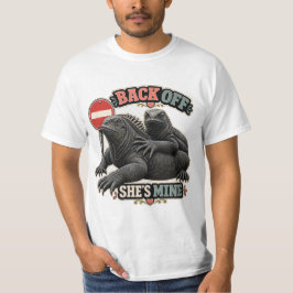 Camiseta Día del Padre Iguana Aléjate Es Mía