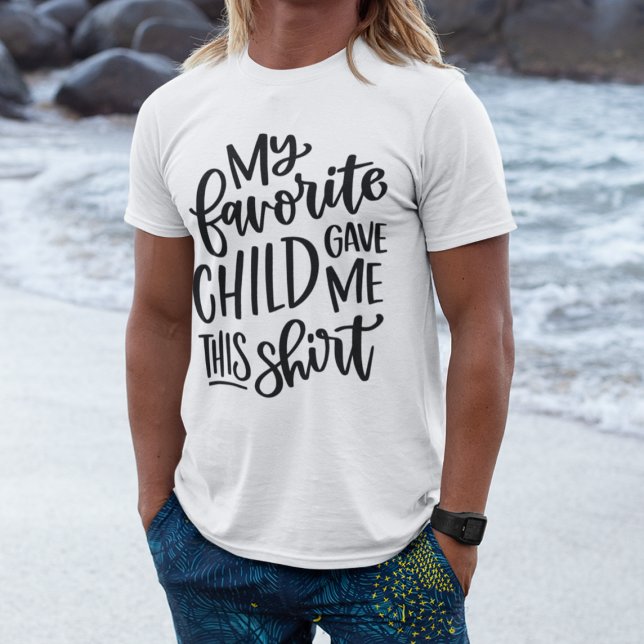 Camiseta Día del Padre Infantil Favorito (Subido por el creador)