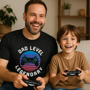 Camiseta Día del Padre, legendario controlador de juegos de