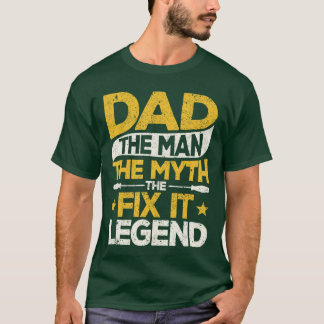 Camiseta Día del padre legendario Dadhe Manhe Mythhe Fi Han