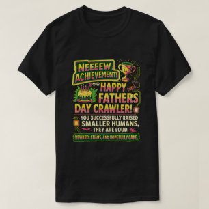 Camiseta Día del Padre Logro Desbloqueado Padre Jugador Div