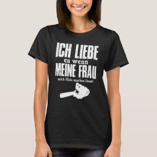 Camiseta Día del padre masculino me encanta cuando mi espos
