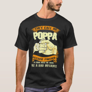 Camiseta Día del Padre Me Llaman Poppa Vintage Poppa Fathe