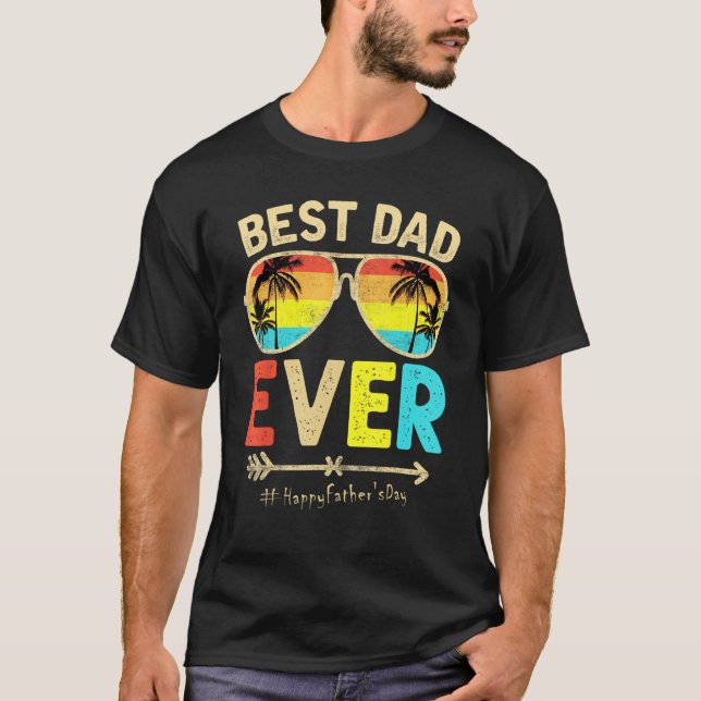 Camiseta Día del Padre mejor papá jamás con hola Summer Sun (Anverso)