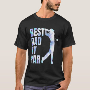 Camiseta Día del Padre Mejor Papá Por Par Tie Dye Golf 4