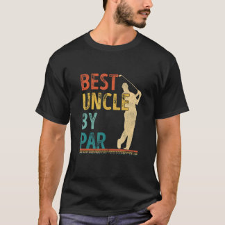 Camiseta Día del Padre Mejor Tío Por Par Golfista Papá Golf