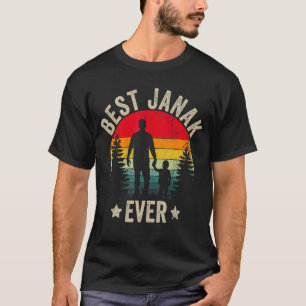 Camiseta Día del Padre Mens Sanskrit Mejor Janak Ever India