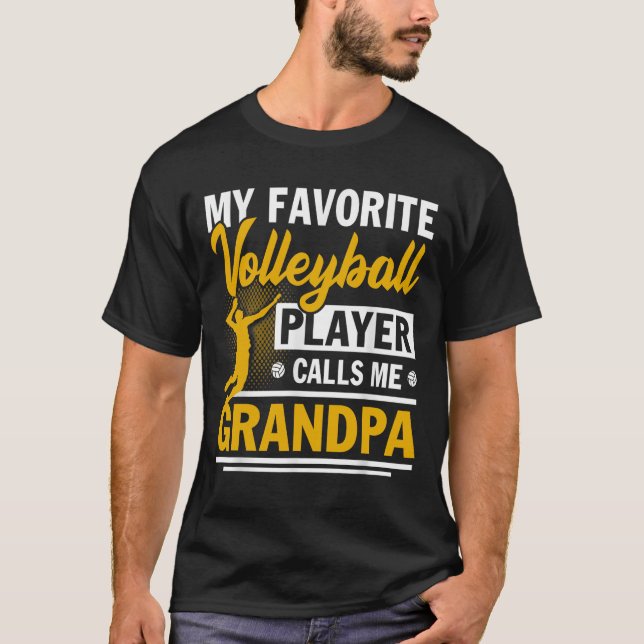 Camiseta Día del Padre, mi jugador favorito de voleibol lla (Anverso)