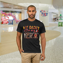 Camiseta Día del padre "Mi papá es mi héroe"