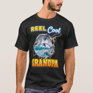 Camiseta Día del Padre Padre de Abuelo Reel Guay
