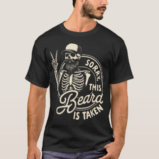Camiseta Día del Padre Papá Barba Lo siento esta barba está