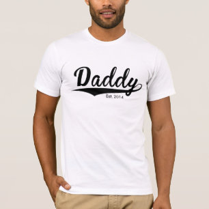Camiseta Día del Padre - "Papá Est. Añadir año"
