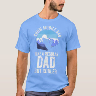 Camiseta Día del Padre: Papá mozo de nieve como un padre no