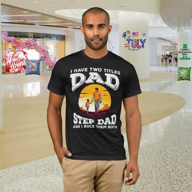 Camiseta Día del Padre "Papá y papá paso" (Subido por el creador)