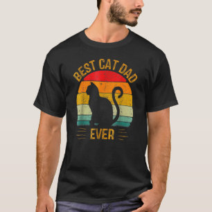 Camiseta Día del Padre Papi del Mejor Gato Del Hombre