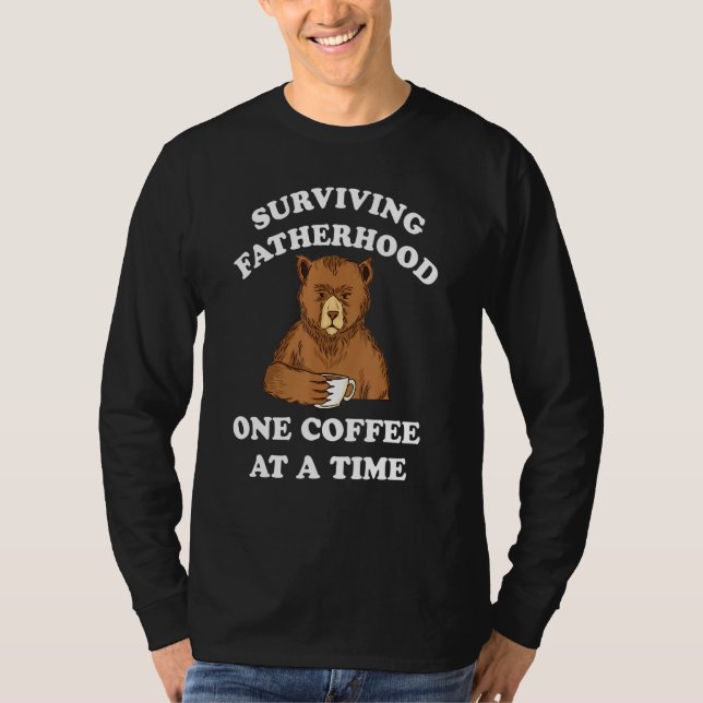 Camiseta Día Del Padre Para El Café Grumpy Papá (Anverso)