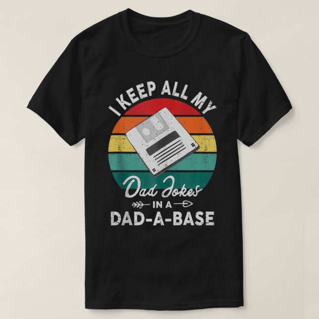 Camiseta Día del Padre para los Chistes de papá es divertid (Diseño del anverso)