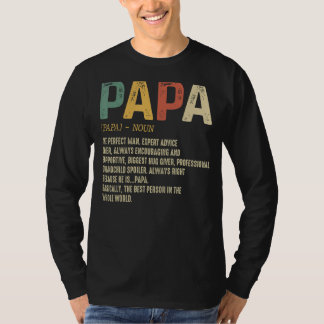 Camiseta Día del Padre para los hombres papá definición abu