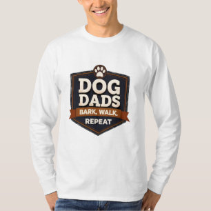 Camiseta Día del padre: Parche arreglado "Papas de perro - 