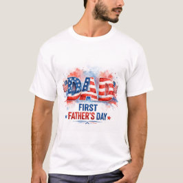 Camiseta Día del Padre Patriótico