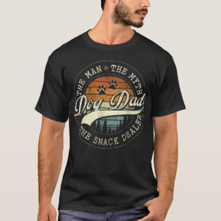 Camiseta Día del Padre Perro Papá El Hombre El Mito El