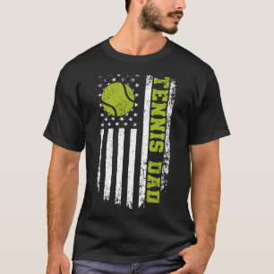 Camiseta Día del Padre Personalizado de Tenis Grunge 