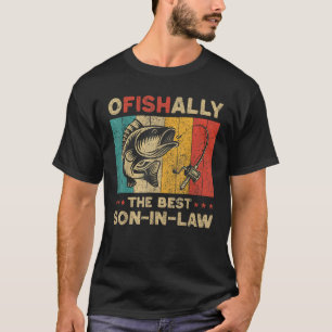 Camiseta Día del Padre Pesca divertida Ofisha El mejor hijo