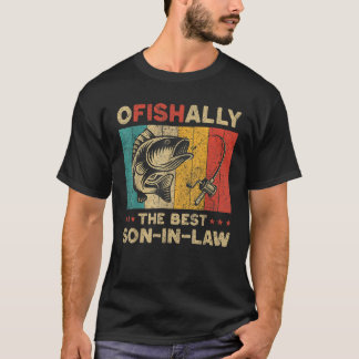 Camiseta Día del Padre Pesca divertida Ofisha El mejor hijo