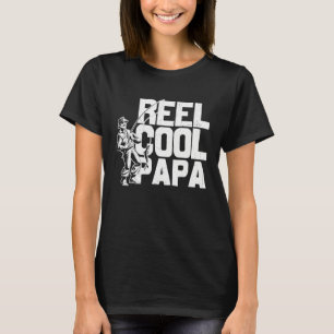 Camiseta Día del Padre Pesca Pescador Carrete Genial Papá