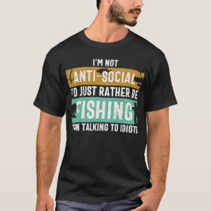 Camiseta Día del padre Prefiero pescar pescador
