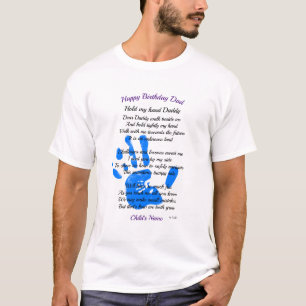 Camiseta Día del padre/regalo de cumpleaños de POEM del niñ