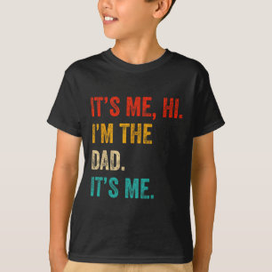Camiseta Día del Padre Retro Divertida Soy Yo Hola