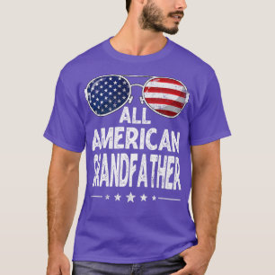 Camiseta Día del padre retro masculino todo abuelo estadoun