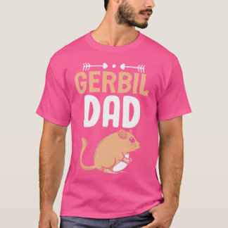 Camiseta Día Del Padre Rodent Papa Gerbil Dad Maus Pet Love