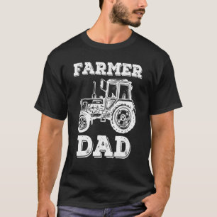 Camiseta Día del padre: Tractor de agricultura de padre de 