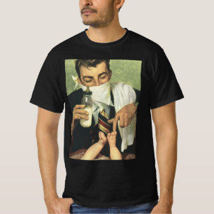 Camiseta Día del Padre Vintage, Papá dándole un biberón al