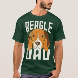 Camiseta Día del Padres Beagle Dad Dog Lover Perro Raza Bea