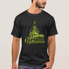 Camiseta Día del Padres Camping Dad Vacaciones a la familia